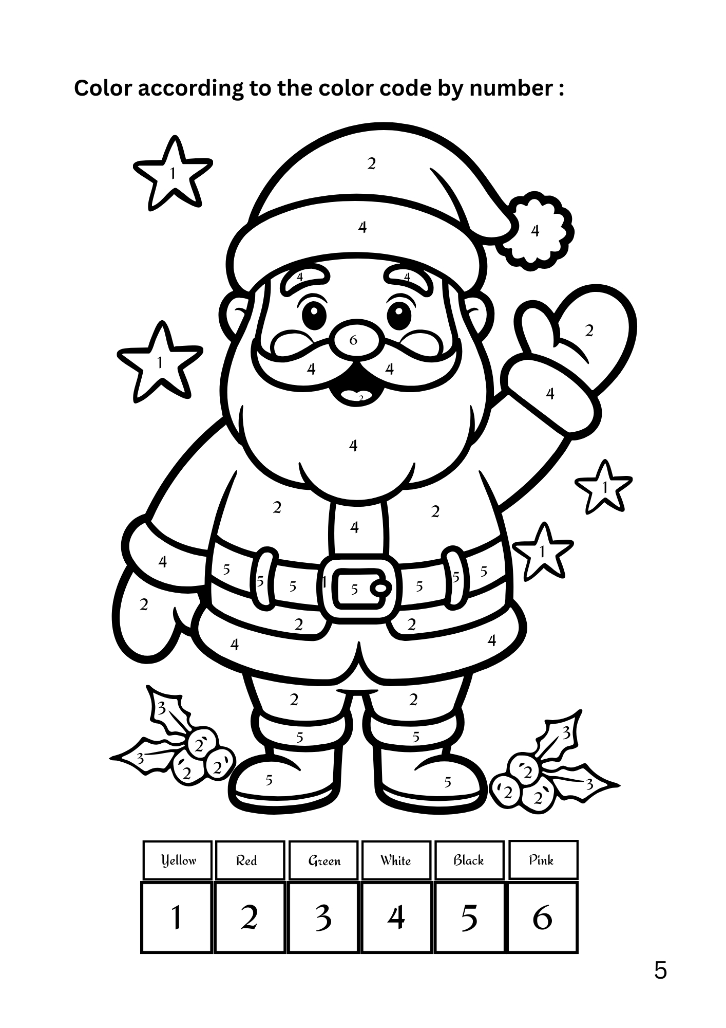Christmas Workbook